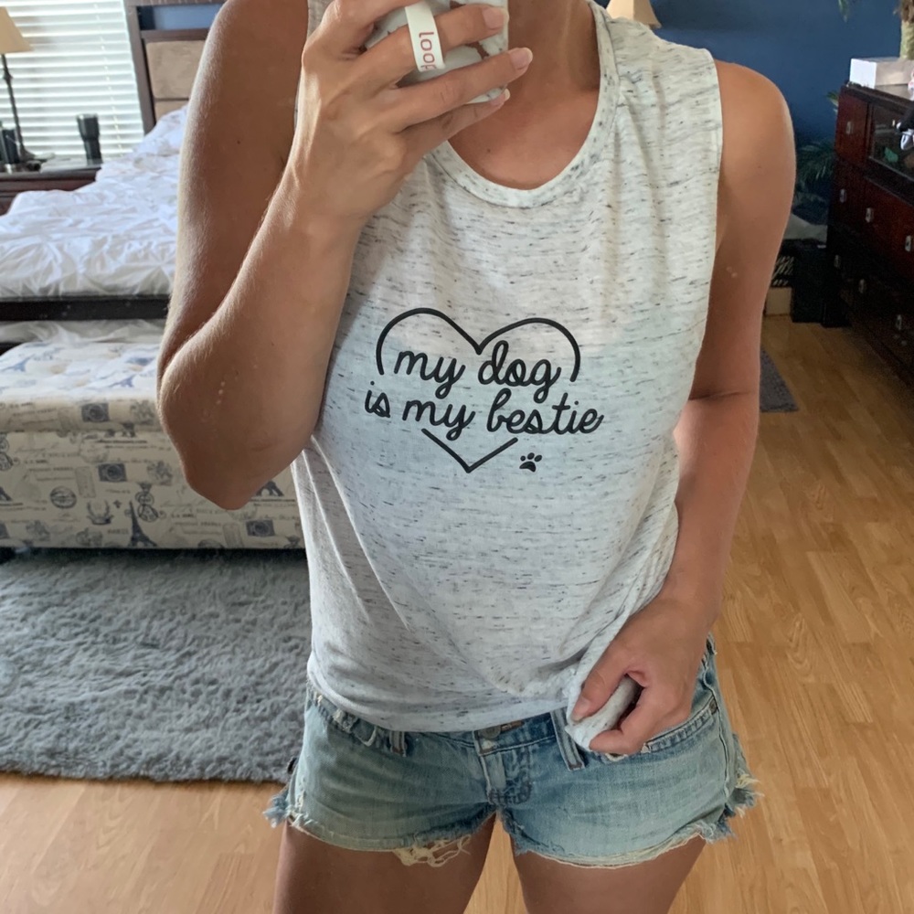 My Dog is My Bestie Bella & Canvas Tank - Picture 1 of 2